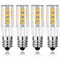 Luxrite T4 LED Light Bulb 4.2W (40W Equivalent) 500LM 5000K Bright White Dimmable E12 Candelabra Base 4-Pack LR24655-4PK - alternate 1